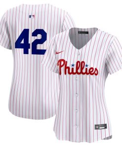 Philadelphia Phillies Nike Women's 2024 Jackie Robinson Day Home Limited Jersey?¨C White