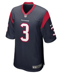 Alternative view of Tank Dell Houston Texans Nike Player Game Jersey - Navy