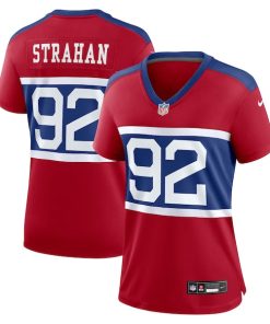 Michael Strahan New York Giants Nike Women's Alternate Retired Player Game Jersey - Century Red