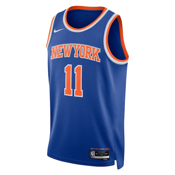 Jalen Brunson New York Knicks Nike Unisex Swingman Jersey - Icon Edition - Blue - Image 3