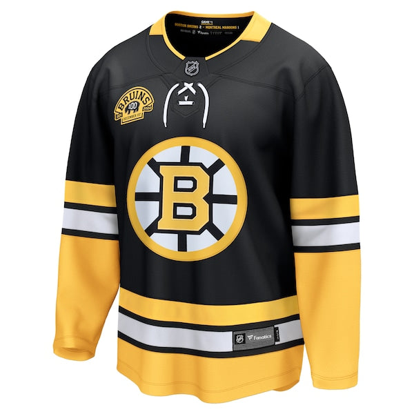 Boston Bruins 100th Anniversary Premier Breakaway Jersey - Black - Image 2