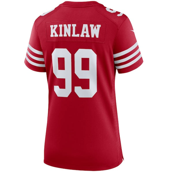 Javon Kinlaw San Francisco 49ers Nike Women's Player Jersey - Scarlet - Image 3