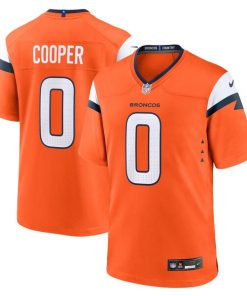 Alternative view of Jonathon Cooper Denver Broncos Nike Team Game Jersey -  Orange