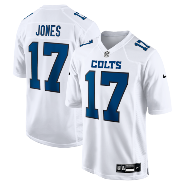 Daniel Jones Indianapolis Colts Nike Fashion Game Jersey - Tundra White/Black - Image 2