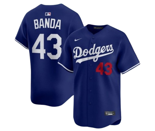 Anthony Banda Los Angeles Dodgers Nike Alternate Limited Player Jersey?ยจC Royal