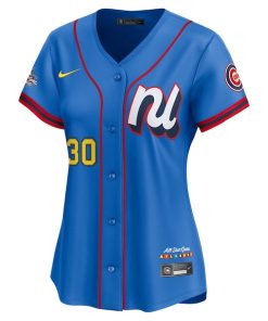 Alternative view of Kyle Tucker National League Nike Women's 2025 All-Star Edition Limited Player Jersey - Blue