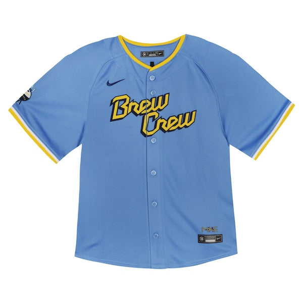Milwaukee Brewers Nike Toddler City Connect Team Limited Jersey - Blue - Image 2