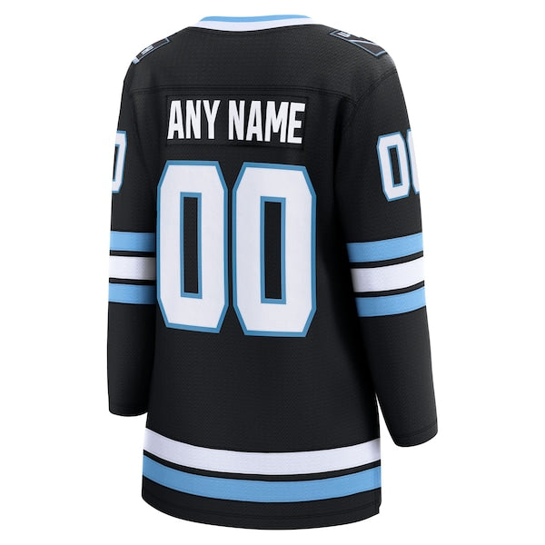Utah Mammoth Women's Home Breakaway Custom Jersey - Black - Image 3