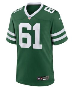 Alternative view of Max Mitchell New York Jets Nike Team Game Jersey - Legacy Green