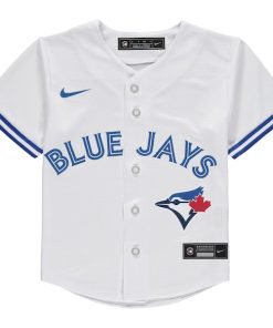 Alternative view of Toronto Blue Jays Nike Preschool Home Replica Team Jersey - White