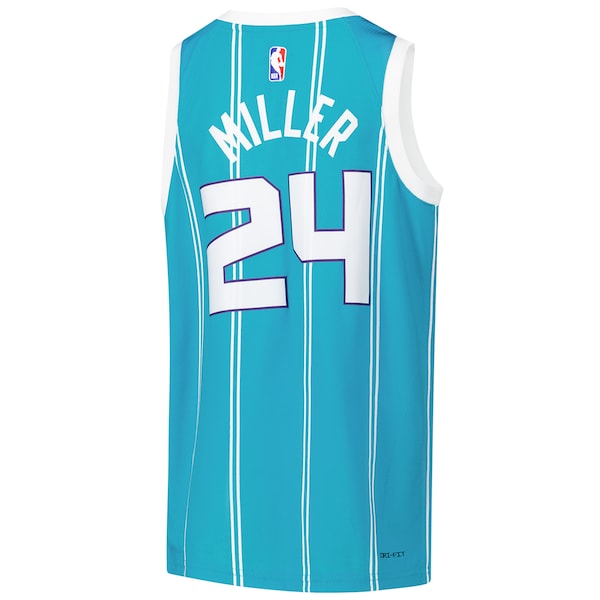 Brandon Miller Charlotte Hornets Nike Youth Swingman Jersey - Icon Edition - Teal - Image 3