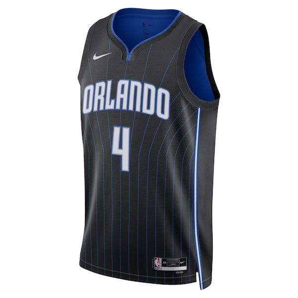 Jalen Suggs Orlando Magic Nike Unisex Swingman Jersey - Icon Edition - Black/White - Image 4