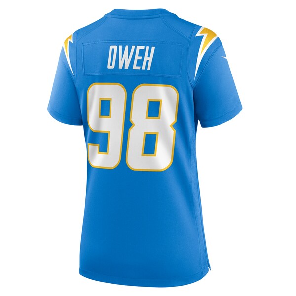 Odafe Oweh Los Angeles Chargers Nike Women's Team Game Jersey - Powder Blue - Image 3
