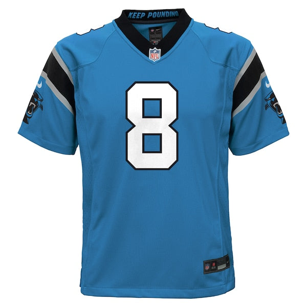 Jaycee Horn Carolina Panthers Nike Youth Game Jersey - Blue/White - Image 3
