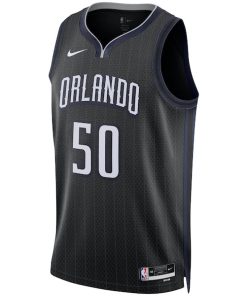 Alternative view of Cole Anthony Orlando Magic Nike Unisex 2022/23 Swingman Jersey - City Edition - Black