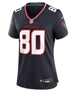 Alternative view of Andre Johnson Houston Texans Nike Women's Team Retired Player Game Jersey -  Navy