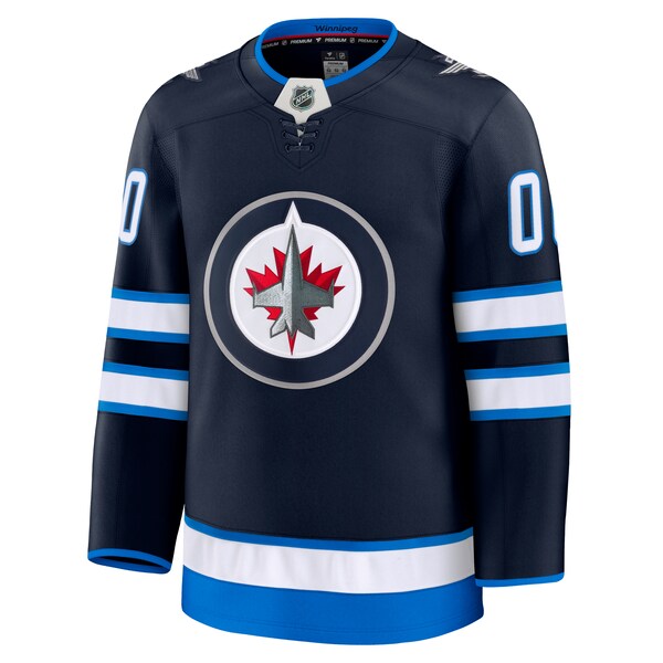 Winnipeg Jets Home Premium Custom Jersey - Navy/White - Image 4