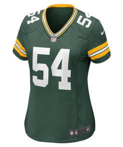 Alternative view of Kristian Welch Green Bay Packers Nike Women's Team Game Jersey -  Green