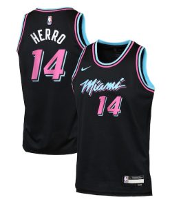 Tyler Herro Miami Heat Nike Youth 2025/26 City Edition Swingman Jersey - Black