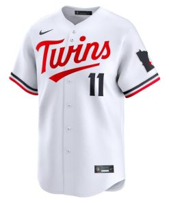 Alternative view of Jorge Polanco Minnesota Twins Nike Home Limited Player Jersey - White