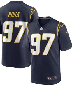 Alternative view of Joey Bosa Los Angeles Chargers Nike Alternate Game Jersey - Navy/White