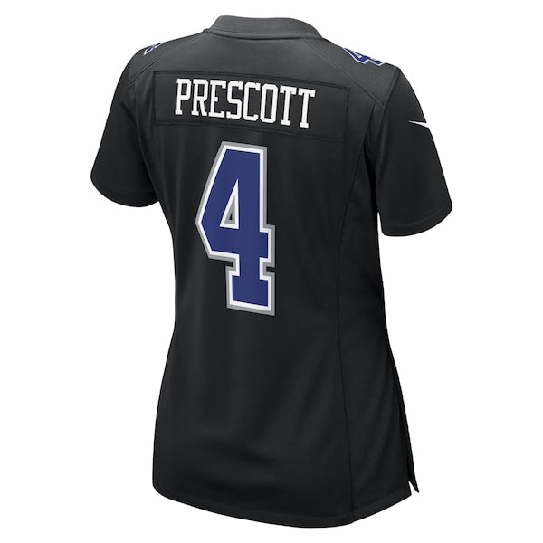 Dak Prescott Dallas Cowboys Nike Women's Fashion Game Jersey - Carbon Black - Image 3