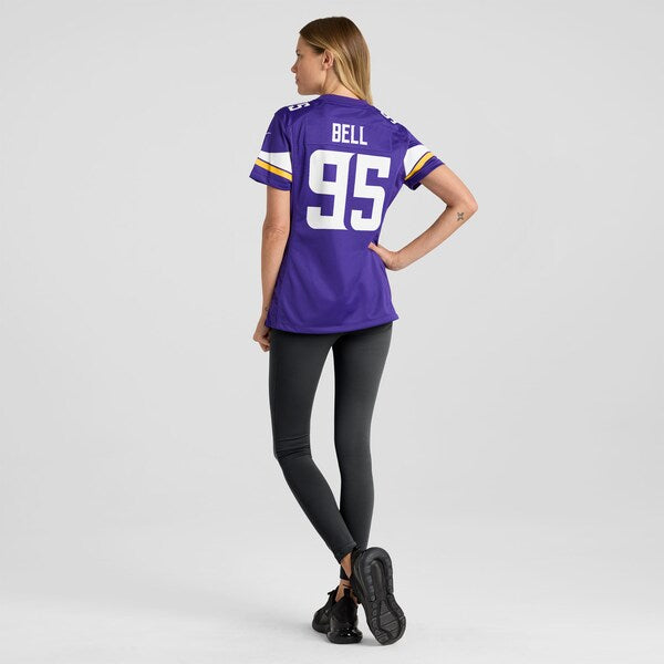 Travis Bell Minnesota Vikings Nike Women's Game Jersey - Purple - Image 6