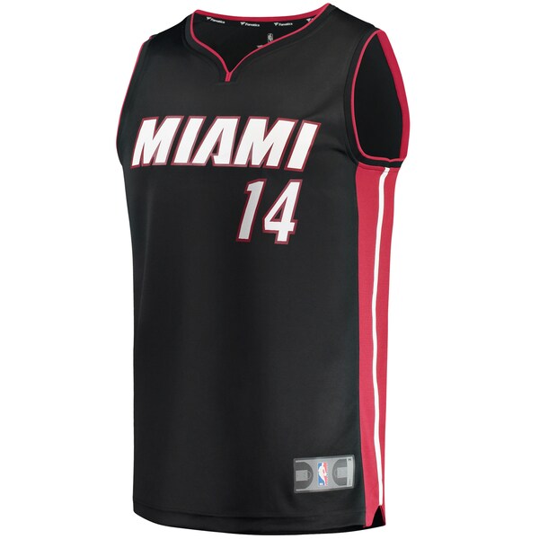 Tyler Herro Miami Heat Fast Break Replica Jersey - Icon Edition - Black - Image 2