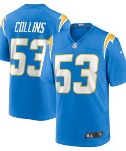 Chris Collins Los Angeles Chargers Nike Team Game Jersey -  Powder Blue