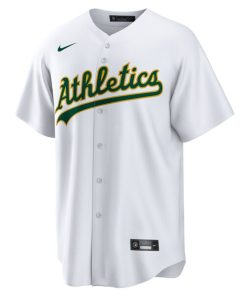 Alternative view of Seth Brown Athletics Nike Home Replica Jersey - White