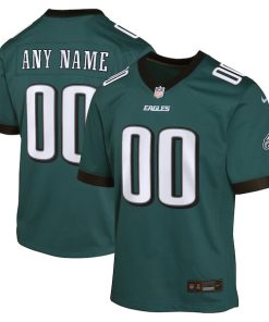 Philadelphia Eagles Nike Youth Custom Game Jersey - Midnight Green