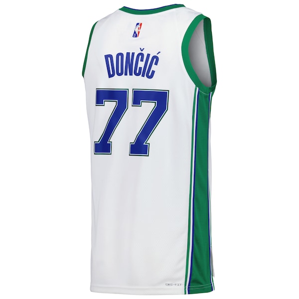 Luka Don?i? Dallas Mavericks Nike Swingman Player Jersey - City Edition - White - Image 3