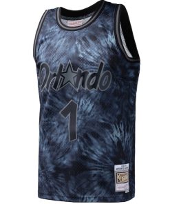 Alternative view of Penny Hardaway Orlando Magic Hardwood Classics 1984/85 Tie-Dye Swingman Jersey - Black