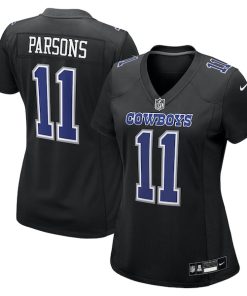 Micah Parsons Dallas Cowboys Nike Women's Fashion Game Jersey - Carbon Black