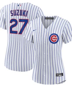 Seiya Suzuki Chicago Cubs Nike Women's Home Replica Jersey - White