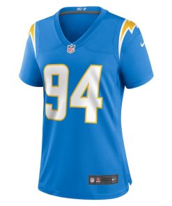 Alternative view of Chris Rumph II Los Angeles Chargers Nike Women's Game Jersey - Powder Blue