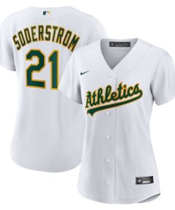 Tyler Soderstrom Athletics Nike Women's Home Replica Jersey - White