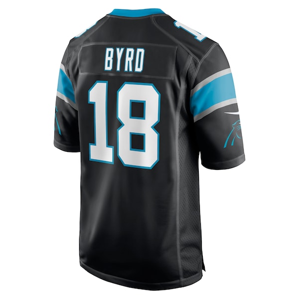 Damiere Byrd Carolina Panthers Nike Game Player Jersey - Black - Image 3
