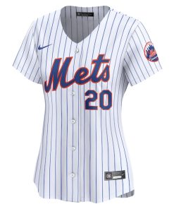 Alternative view of Pete Alonso New York Mets Nike Women's Home Limited Player Jersey - White