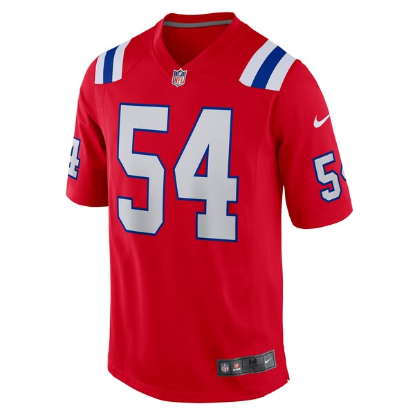 Tedy Bruschi New England Patriots Nike Retired Player Alternate Game Jersey - Red/Navy - Image 3