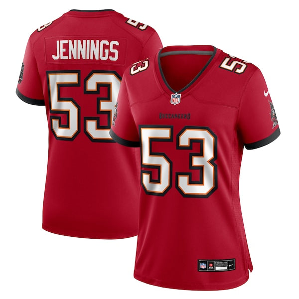 Deion Jennings Tampa Bay Buccaneers Nike Women's Team Game Jersey - Red