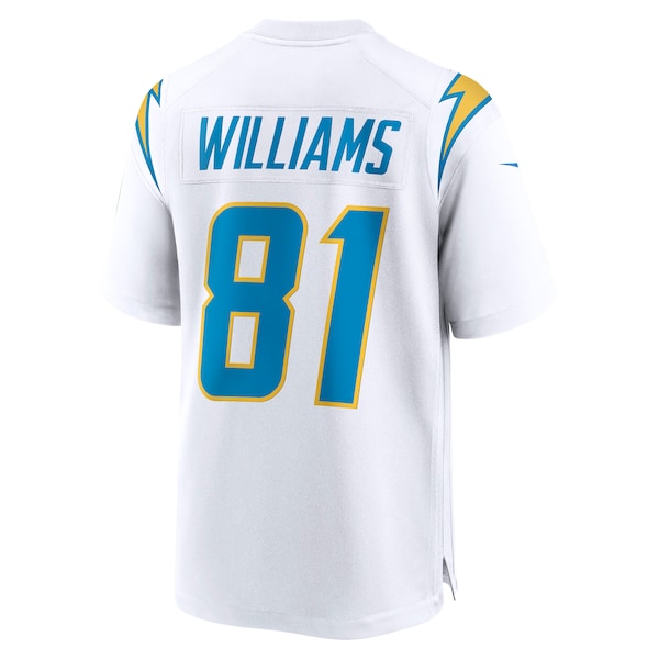 Mike Williams Los Angeles Chargers Nike Game Jersey - White/Blue/Navy/Royal - Image 2