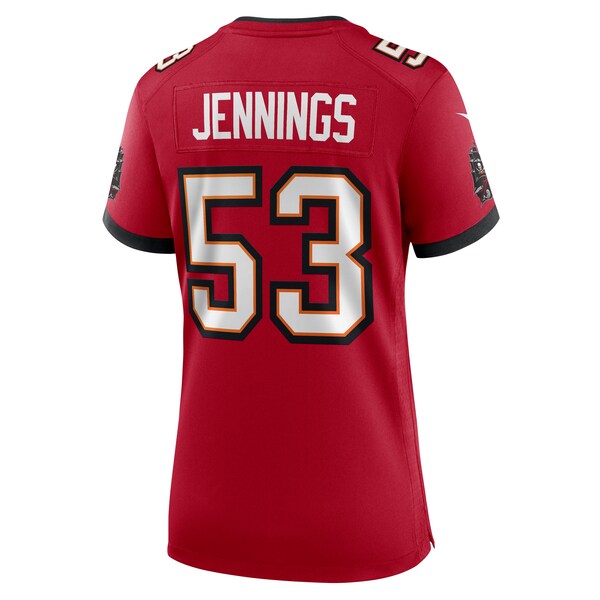 Deion Jennings Tampa Bay Buccaneers Nike Women's Team Game Jersey - Red - Image 9