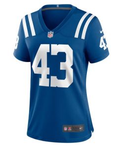 Alternative view of Trevor Denbow Indianapolis Colts Nike Women's Game Player Jersey - Royal