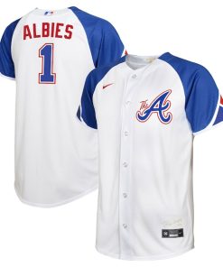 Ozzie Albies Atlanta Braves Nike Toddler 2023 City Connect Replica Player Jersey - White