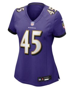 Alternative view of Mike Green Baltimore Ravens Nike Women's Team Game Jersey -  Purple