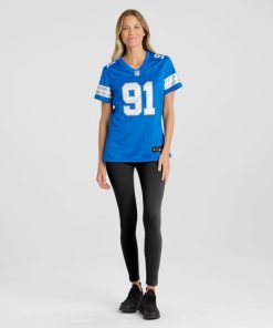 Levi Onwuzurike Detroit Lions Nike Women's Team Game Jersey -  Blue