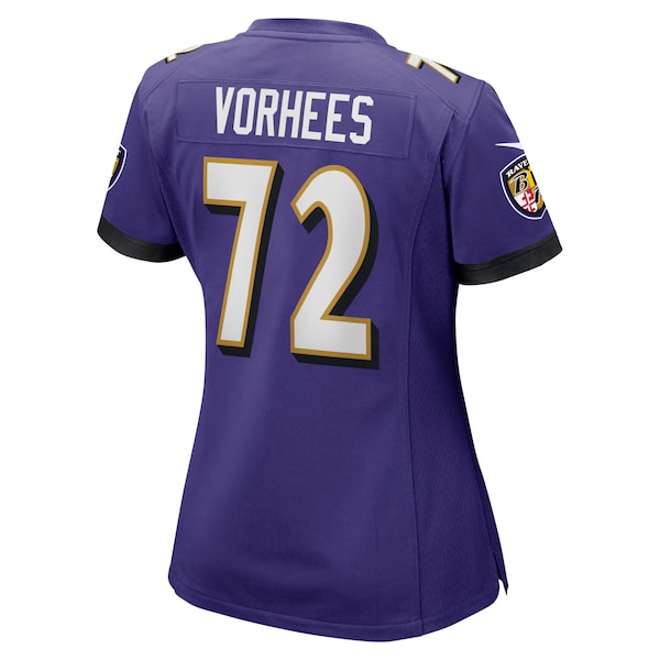 Andrew Vorhees Baltimore Ravens Nike Women's Game Jersey - Purple - Image 6