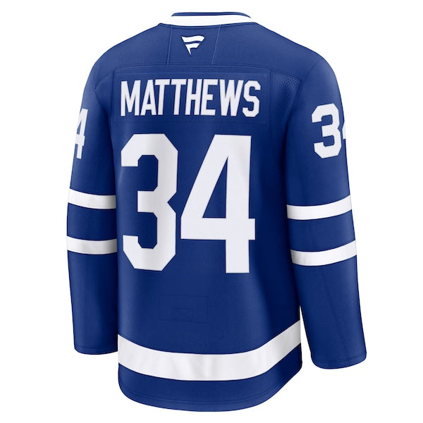 Auston Matthews Toronto Maple Leafs Home Premium Jersey - Blue/White - Image 4