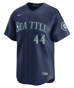 Alternative view of Julio Rodr¨ªguez Seattle Mariners Nike Road Limited Player Jersey?¨C Navy